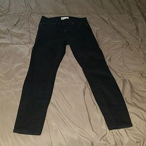 Gap True Skinny Black Jeans Size 27 Short